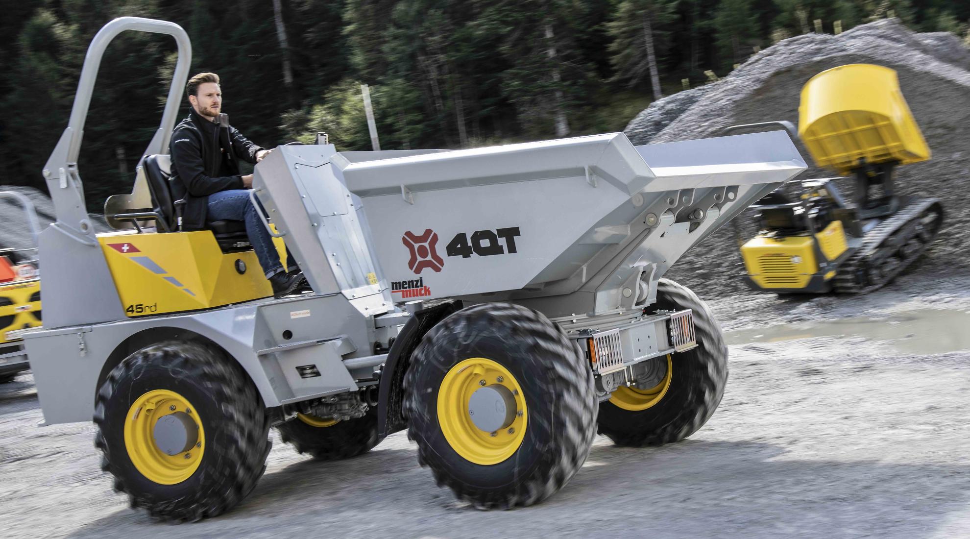 A hybrid-electric construction machine