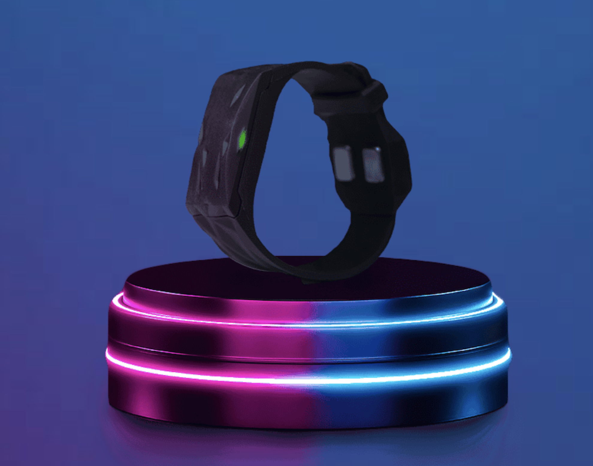 The wristband is equipped with four different sensors. (Source: OVOMIND)